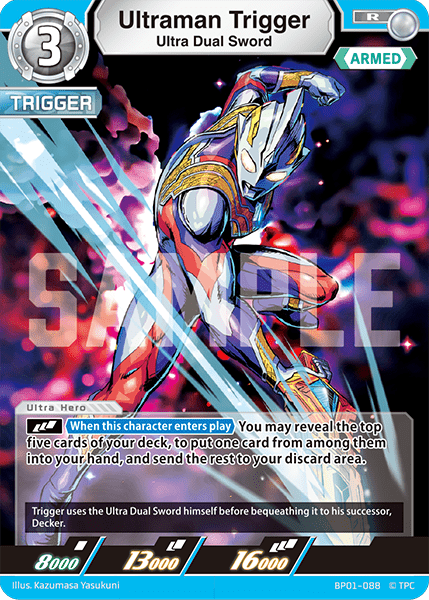 Ultraman Trigger “Ultra Dual Sword” (R) | BP01 - 088 - Kolsters TCG