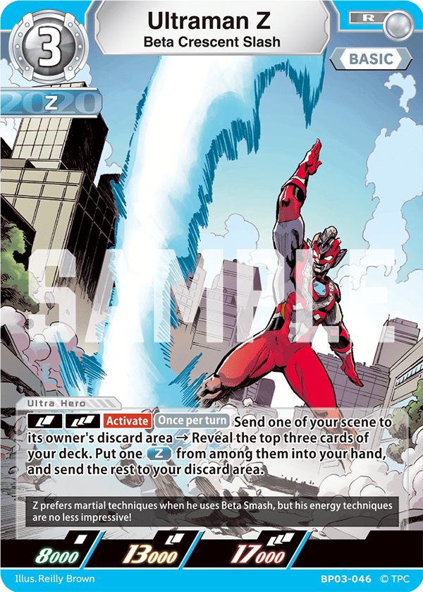 Ultraman Z "Beta Crescent Slash" (R) | BP03 - 046 - Kolsters TCG