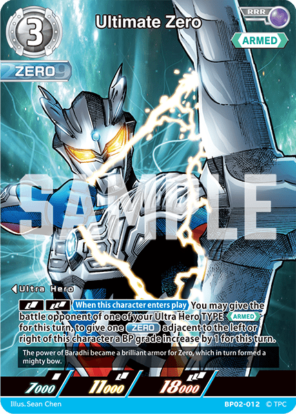 Ultraman Zero (RRR) | BP02 - 012 - Kolsters TCG