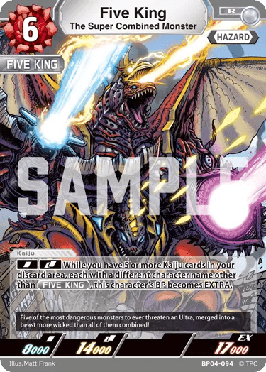 Five King "The Super Combined Monster" (R) | BP04 - 094 - Kolsters TCG