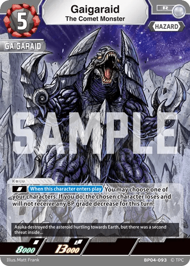 Gaigaraid "The Comet Monster" (R) | BP04 - 093 - Kolsters TCG