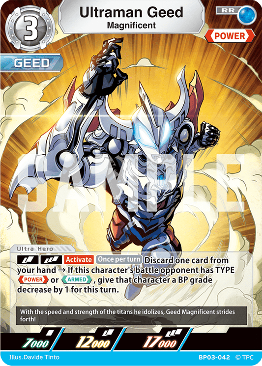 Ultraman Geed "Magnificent" (RR) | BP03 - 042 - Kolsters TCG