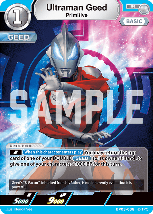 Ultraman Geed "Primitive" (R) | BP03 - 038 - Kolsters TCG
