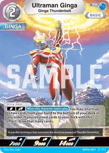 Ultraman Ginga "Ginga Thunderbolt" (RR) | BP04 - 057 - Kolsters TCG