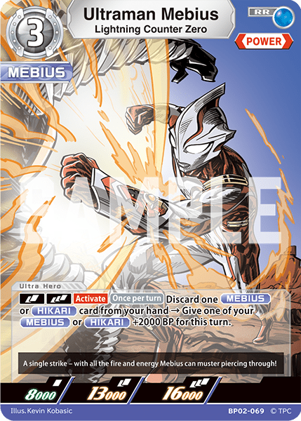 Ultraman Mebius "Lightning Counter Zero" (RR) | BP02 - 069 - Kolsters TCG