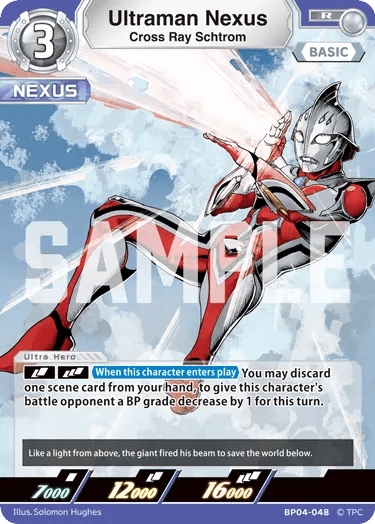 Ultraman Nexus "Cross Ray Schtrom" (R) | BP04 - 048 - Kolsters TCG