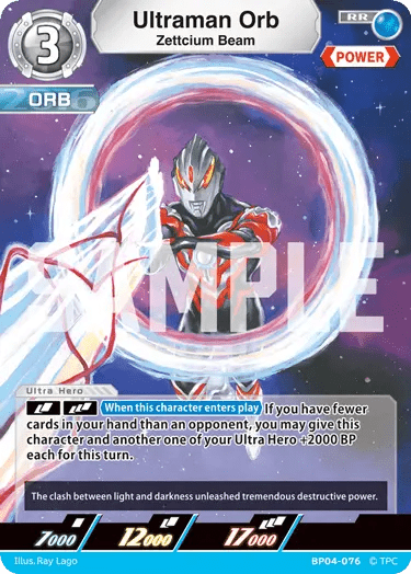 Ultraman Orb "Zettcium Beam" (RR) | BP04 - 076 - Kolsters TCG