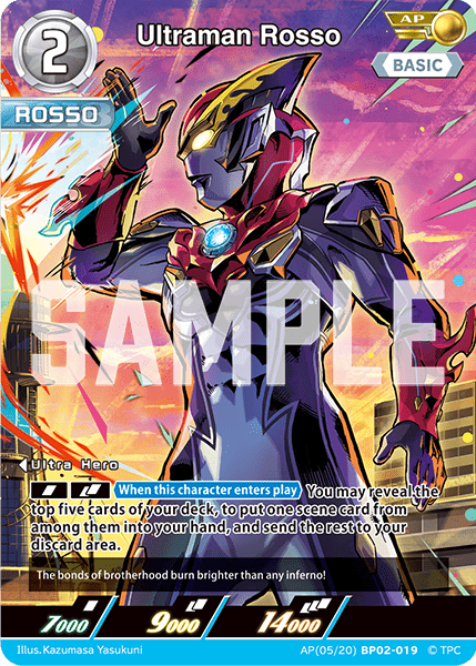 Ultraman Rosso (AP) | BP02 - 019 - Kolsters TCG