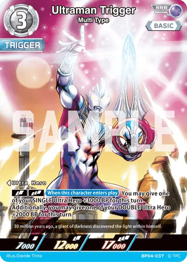 Ultraman Trigger "Multi Trigger" (RRR) | BP04 - 037 - Kolsters TCG