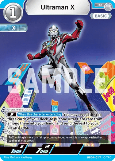 Ultraman X (R) | BP04 - 017 - Kolsters TCG