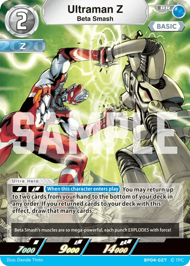 Ultraman Z "Beta Smash" (RR) | BP04 - 027 - Kolsters TCG