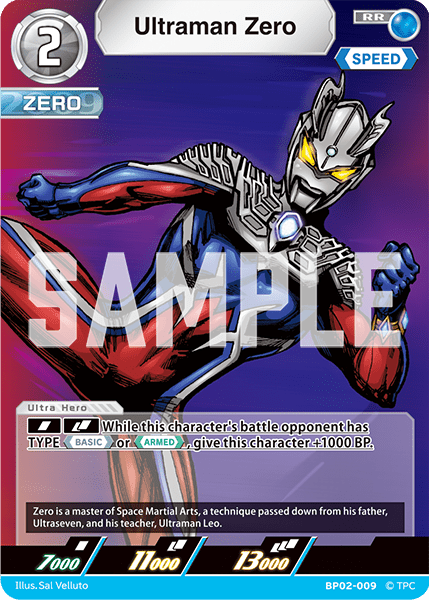 Ultraman Zero (RR) | BP02 - 009 - Kolsters TCG