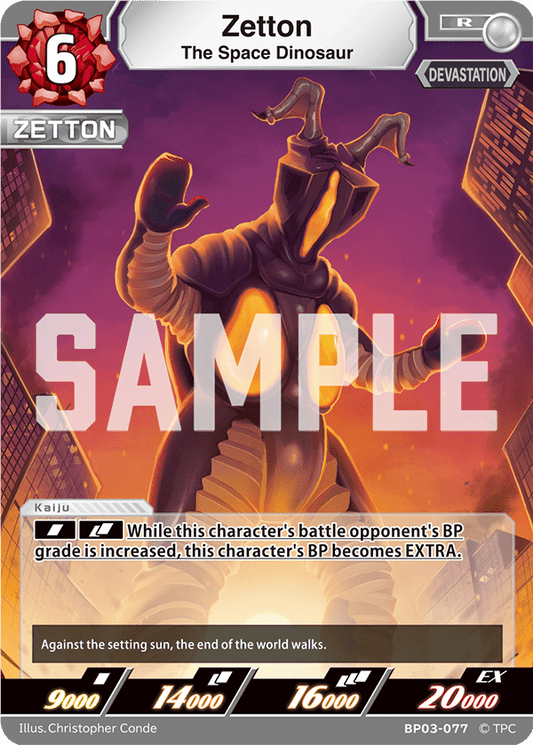 Zetton "The Space Dinosaur" (R) | BP03 - 077 - Kolsters TCG