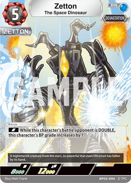 Zetton "The Space Dinosaur" (RR) | BP02 - 090 - Kolsters TCG